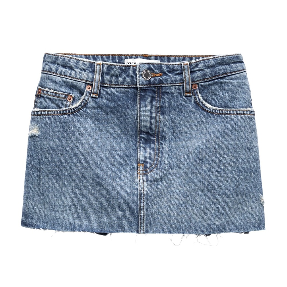 ZARA DENIM SKORT - NWOT